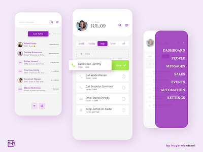 UX UI - CRM Mobile App