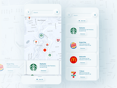 Find stores near you - NESPY™ app (UX UI)