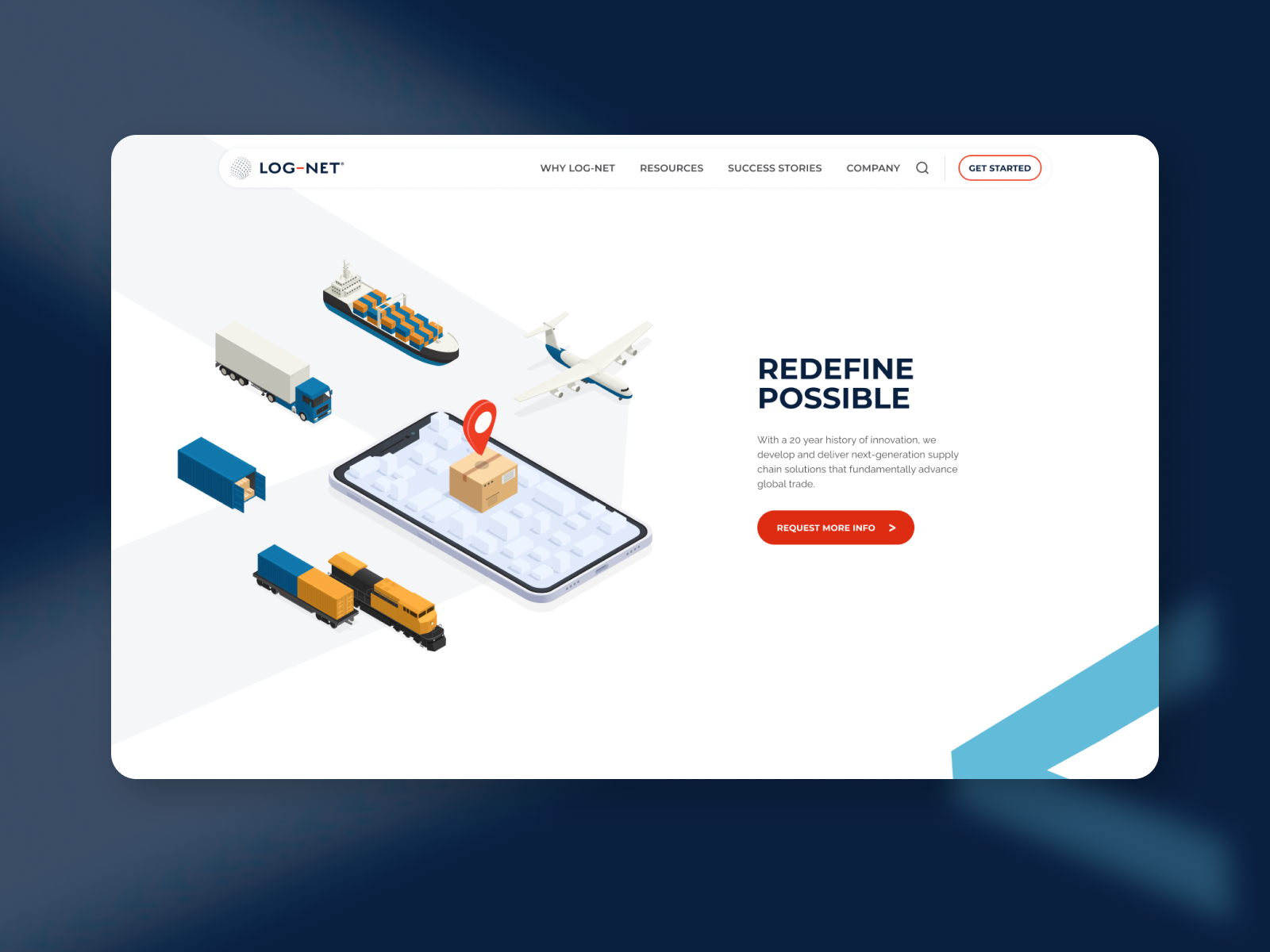 UX UI - Supply Chain Website by Hugo Manhani on Dribbble