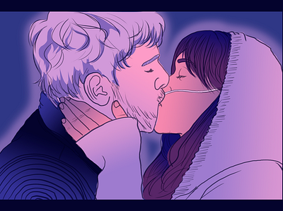 You´re a freaking warrior bates motel colors couple fanart ilustration kiss love photoshop relationship tvseries
