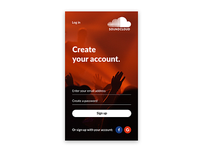 Daily UI - Signup Screen dailyui design ui