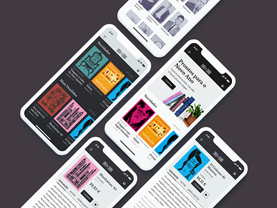 Tinta da China Website Redesign adobe xd app app concept bookstore clean ios mock up publisher tinta da china ui ux web