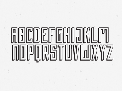 Onward font geometric typography vintage