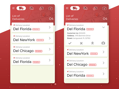 Delivery Status App