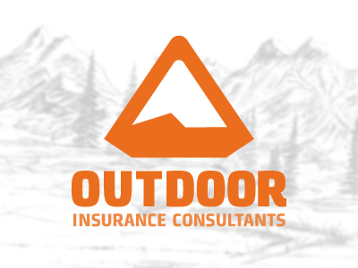 Outdoor Insurance Consultants logo mountain outdoor