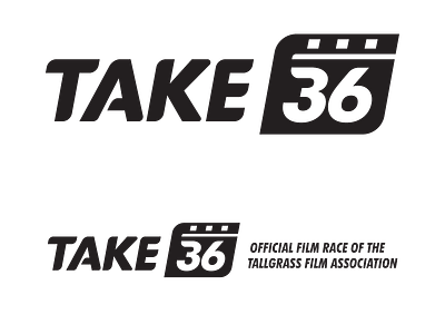 Take 36 Logo film festival films logo typography