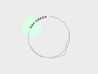 Day Green Circle graphic logo