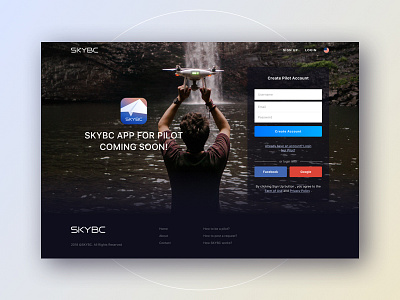 SKYBC Signup Page & App Icon New Version