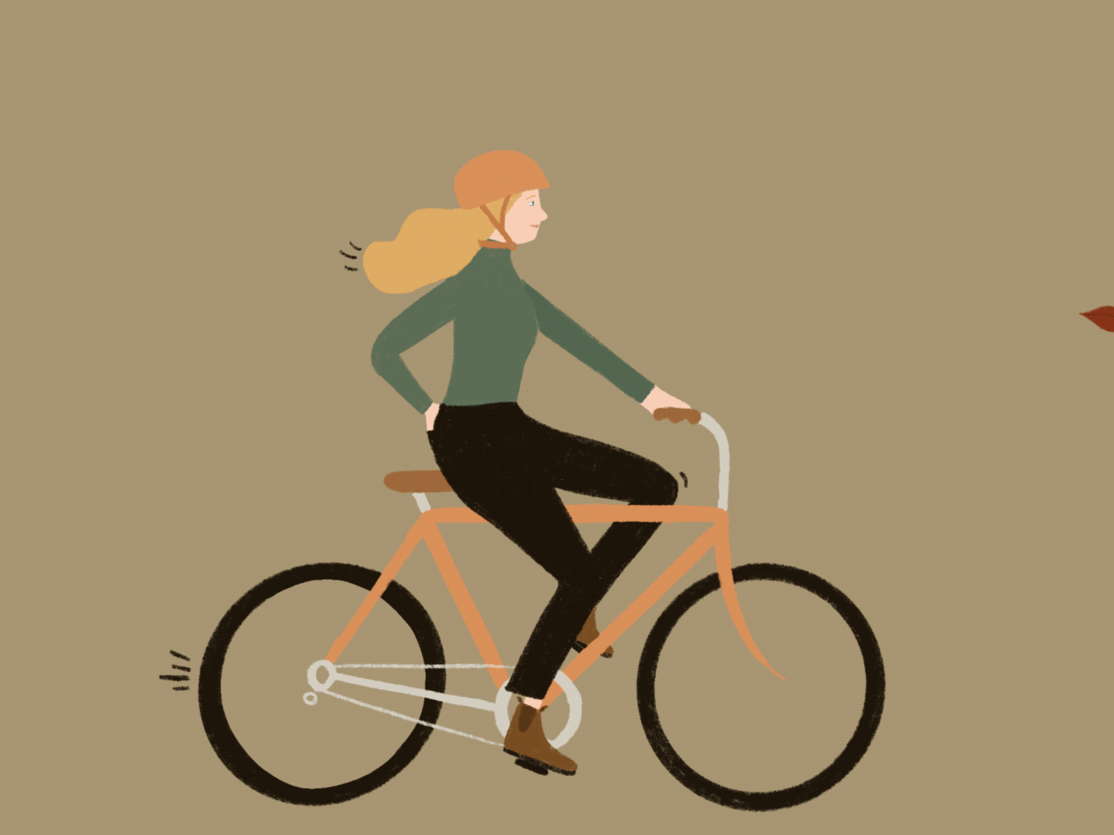 A Fall Bike Ride animated gif autumn bike bike ride fall gif