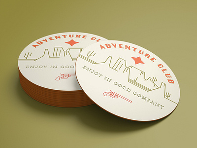 Adventure Club Wine Coaster