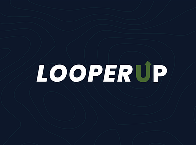 Looper Up Logo branding golf golflogo graphic design logo sports