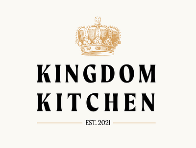 Kingdom Kitchen Logo branding graphic design illustrator kitchen logo nonprofit