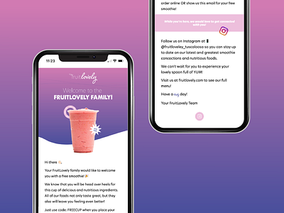 Email Marketing Campaign email email design email marketing smoothie