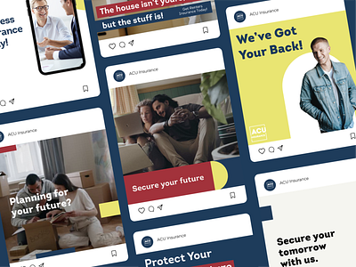 ACU Insurance Ads ads grid instagram socials