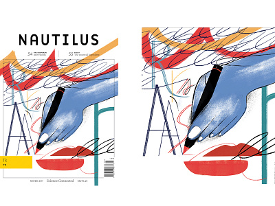 Nautilus Magazine cover art illustration illustration art magazine