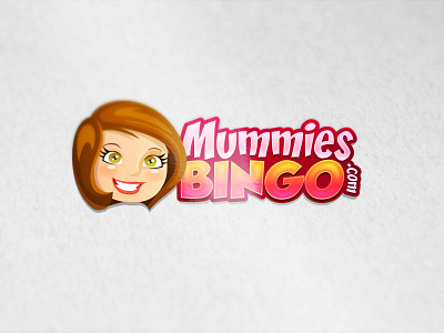 MummiesBingo.com Logo awesome bingo brand cartoon casino character clean colorful design gambling game gaming illustration logo mascot playful slots ui vector web