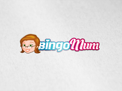 BingoMum.co.uk Logo awesome bingo brand cartoon casino character clean colorful design gambling game gaming illustration logo mascot playful slots ui vector web