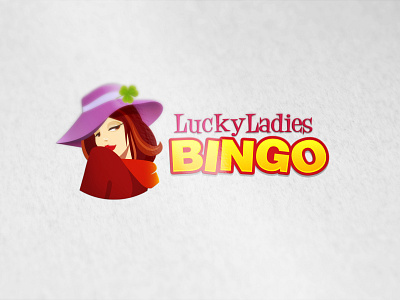 Lucky Ladies Bingo awesome bingo brand cartoon casino character clean colorful design gambling game gaming illustration logo mascot playful slots ui vector web