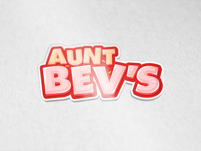 Aunt Bevs logo awesome bingo brand cartoon casino character clean colorful design gambling game gaming illustration logo mascot playful slots ui vector web