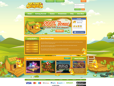 Duck Duck Bingo website