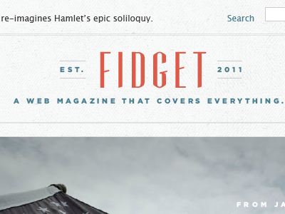 Fidget update web