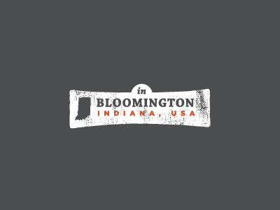 Bloomington bloomington indiana little badge.