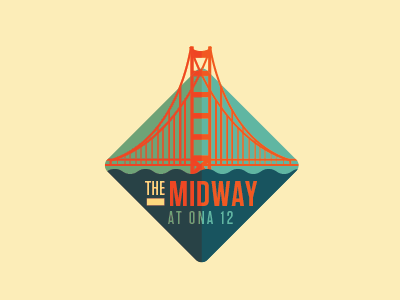 Midway 2 golden gate bridge logo san francisco sf