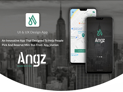 UI & UX mobile app for mini-bus (angz)