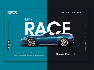 Landing page UI & UX brand design hero section ui ux web design web branding website