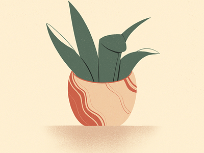 potted babe graphic graphic design illustration plants procreate