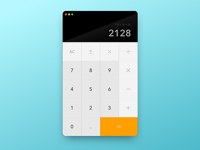 Dailyui 004 Calculator calculator daily 100 challenge macos macos app