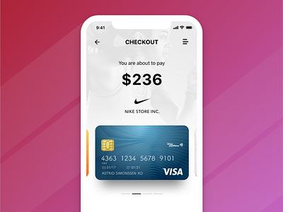 Dailyui 002 Credit Card Checkout credit card checkout daily 100 challenge ios 12 ios app mobile ui ux design