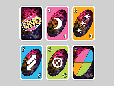 Uno Outer Space Card Game By Ammi Teir On Dribbble