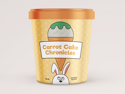 Carrot Cake Ice Cream Packaging