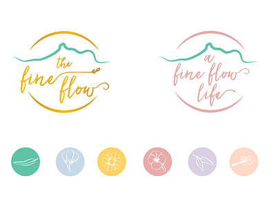 Logos and icons for The Fine Flow