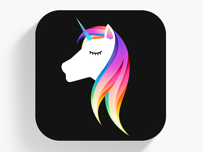 Procreate Unicorn Icon colorful icon procreate unicorn