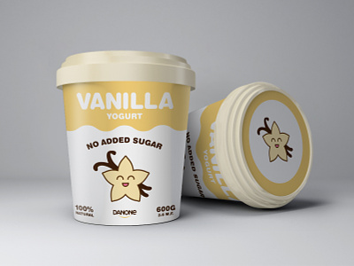 No Sugar Added Vanilla Yogurt cute packaging playoffs vanilla yogurt