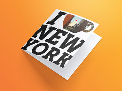 New York Postcard coffee graphic design new york postcard travel
