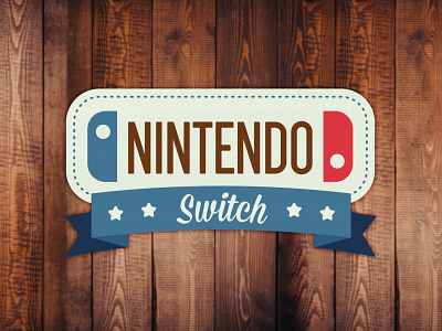 Nintendo Switch Vintage Logo graphic design logo nintendo retro switch vintage