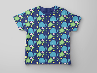 Fabric pattern for children's clothing children colorful graphic design illustrator pattern