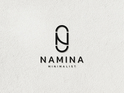 N Minimalist apparel brand identity branding design fashion logo minimalist typography
