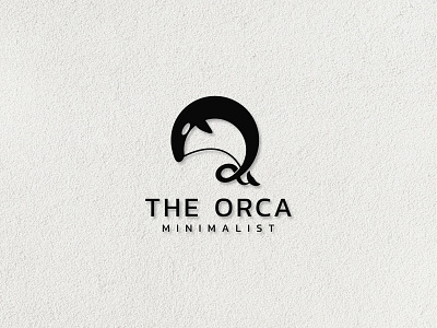 The Orca brand identity branding design elegant illustration logo minimalist modern simple