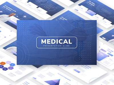 Medical Pitch Deck Design (40 slide)