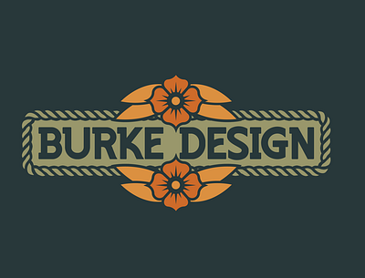 Burke Design Logo branding burkedesign design designer graphicdesign icon illustration logo typography vector