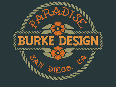Burke Paradise branding burkedesign design designer graphicdesign icon illustration logo typography vector