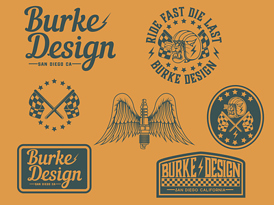Burke Design Logos adobe adobe illustrator brand design branding branding design design designer graphicdesign icon illustration logo logodesign logodesignersclub logotype typography vector