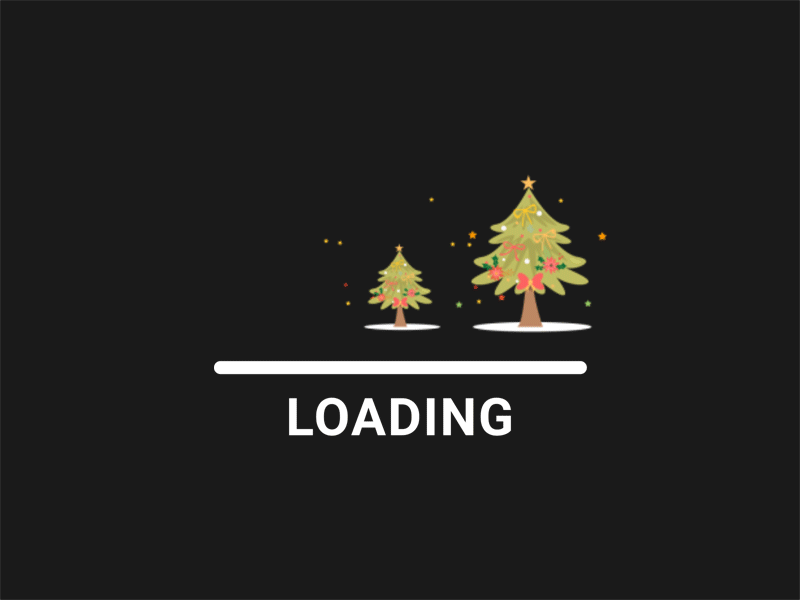 LOADING 01 aftereffects animation christmas tree loading lottie