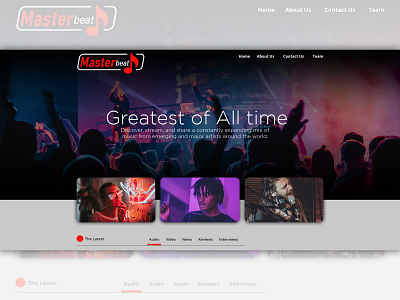 Shot2 masterbeat web web design webdesign website website design