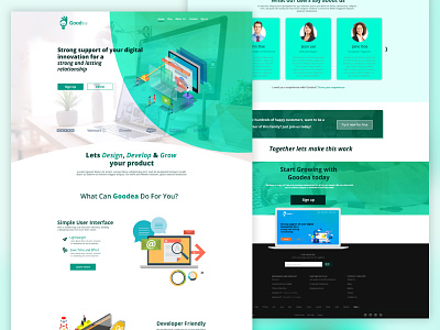 Godea website design ui web web design webdesign website website design