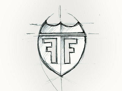 "Feel Fire" Logo Concept austria concept crest logo scribble signet